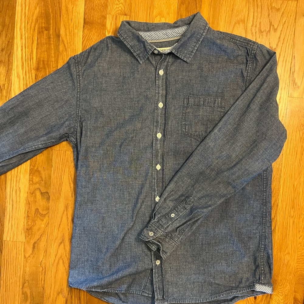 Cherokee denim dress shirt, classic fit, XL boys (16-18)
